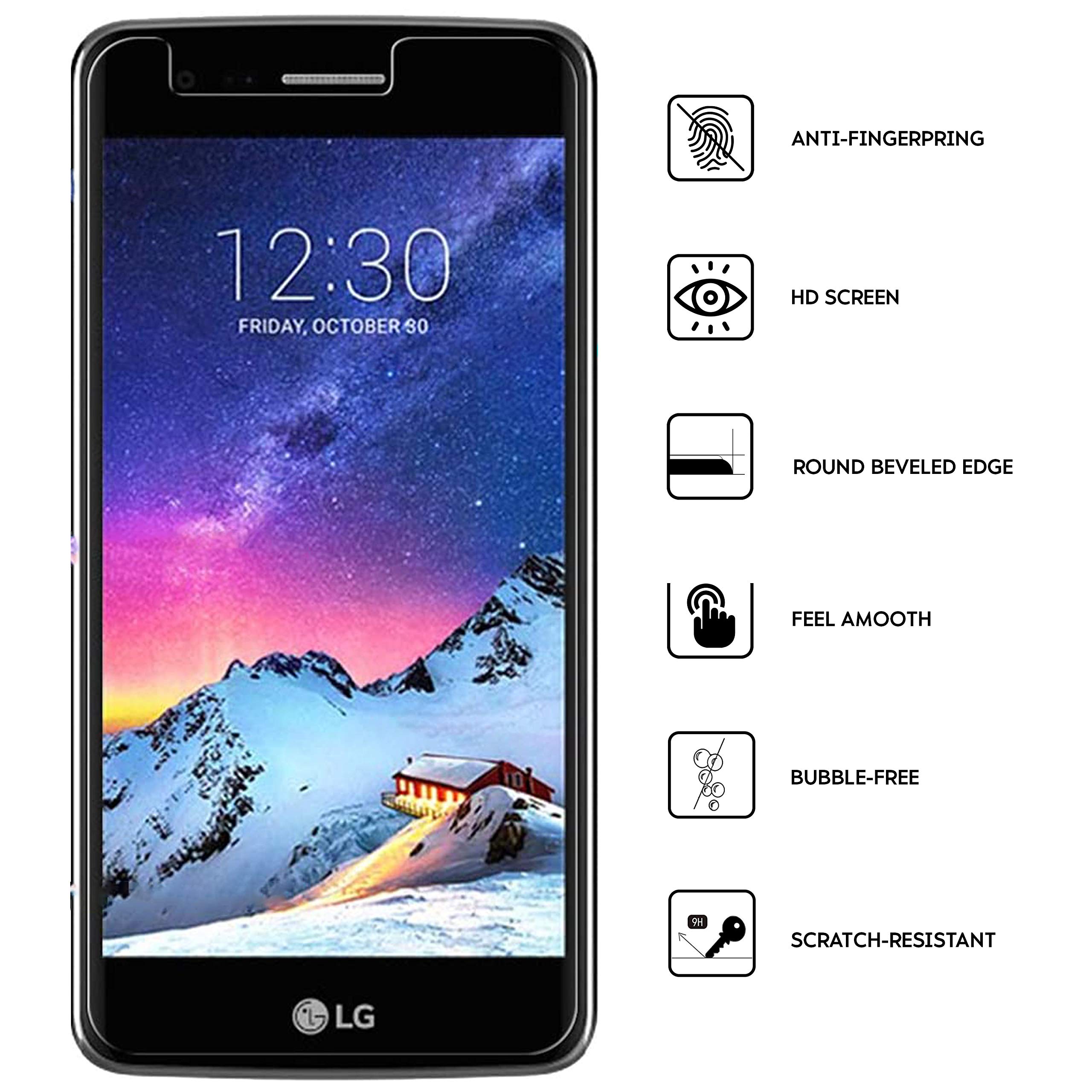 Vetro Temperato Per LG K4 2016 – 1 Pezzo – Protezione Schermo 9H – Anti Graffio – Include Salvietta