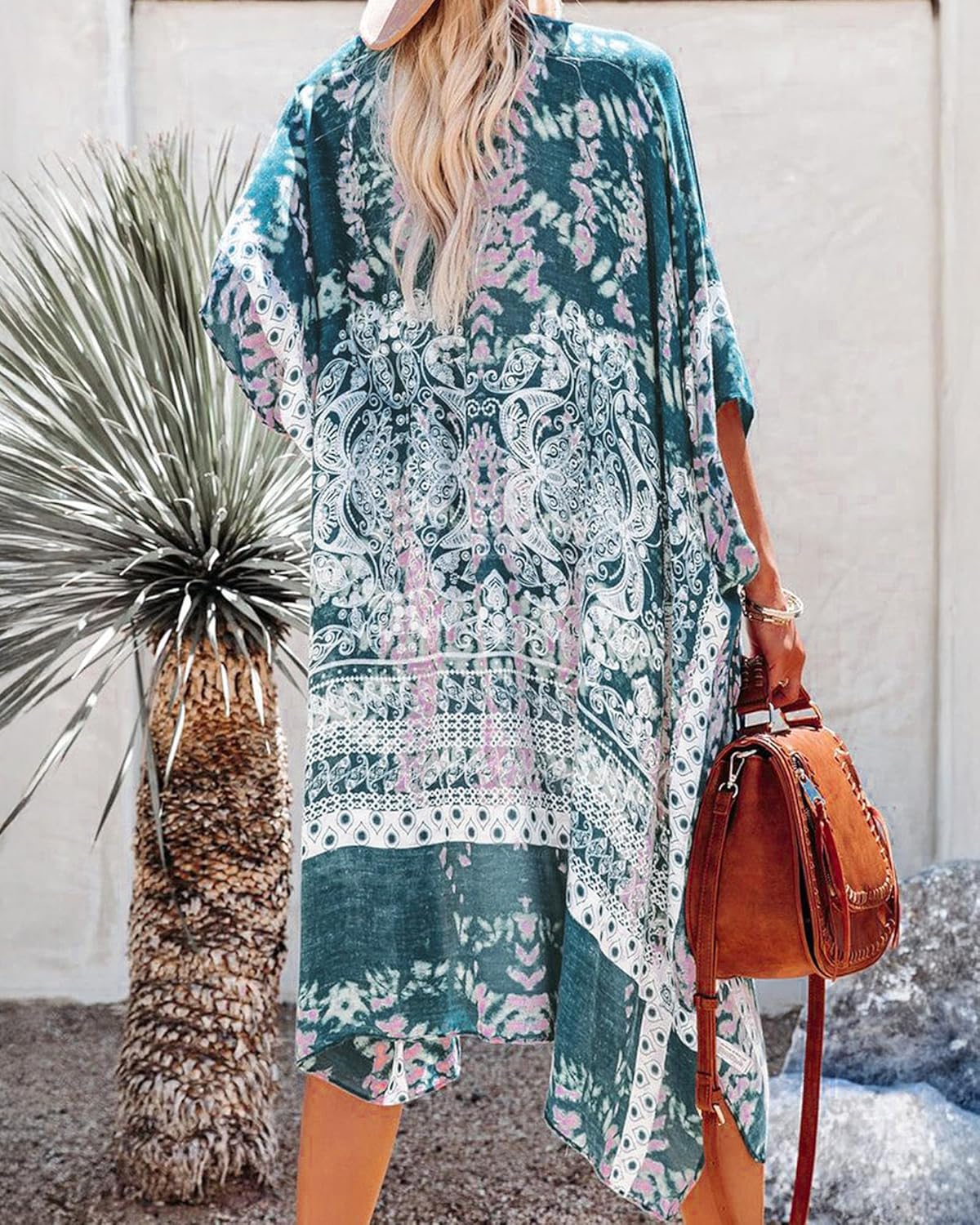 Women's Kimono Swimsuit Coverups Summer Beach Casual Loose Cardigans for Swimwear - Image 6