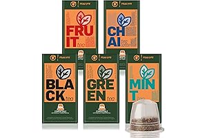 TEALYTE 50 Compatible Nespresso Tea Pods - Variety Pack I Green Tea...