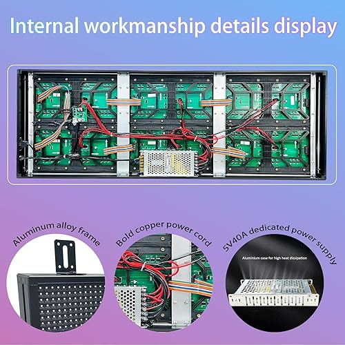 Miniatura 6 de P10 Signo Led de desplazamiento Pantalla programable Señal digital Tablero de mensajes al aire libre Led Señales abiertas para negocios Banner