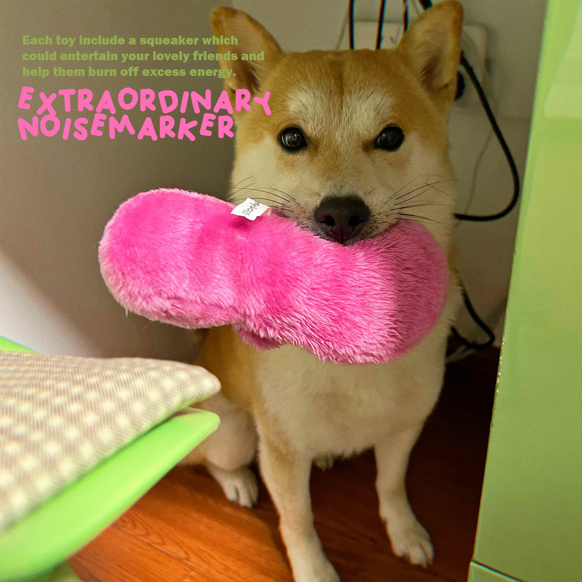 Juguetes chirriantes para perros, juguetes masticables duraderos para perros al aire libre, juguetes interactivos de peluche para perros pequeños y medianos, diseño en forma de pantufla