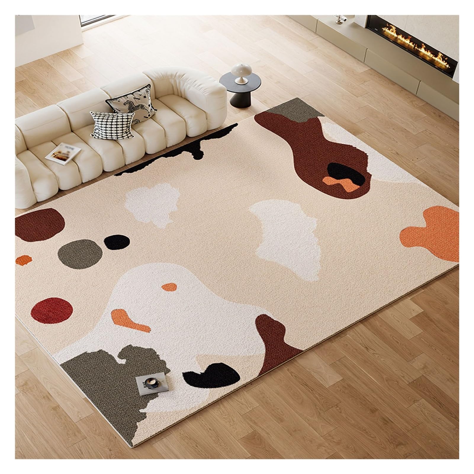 Tapis de canapé poils courts anti-glisse pour sécuriser le salon et la chambre
