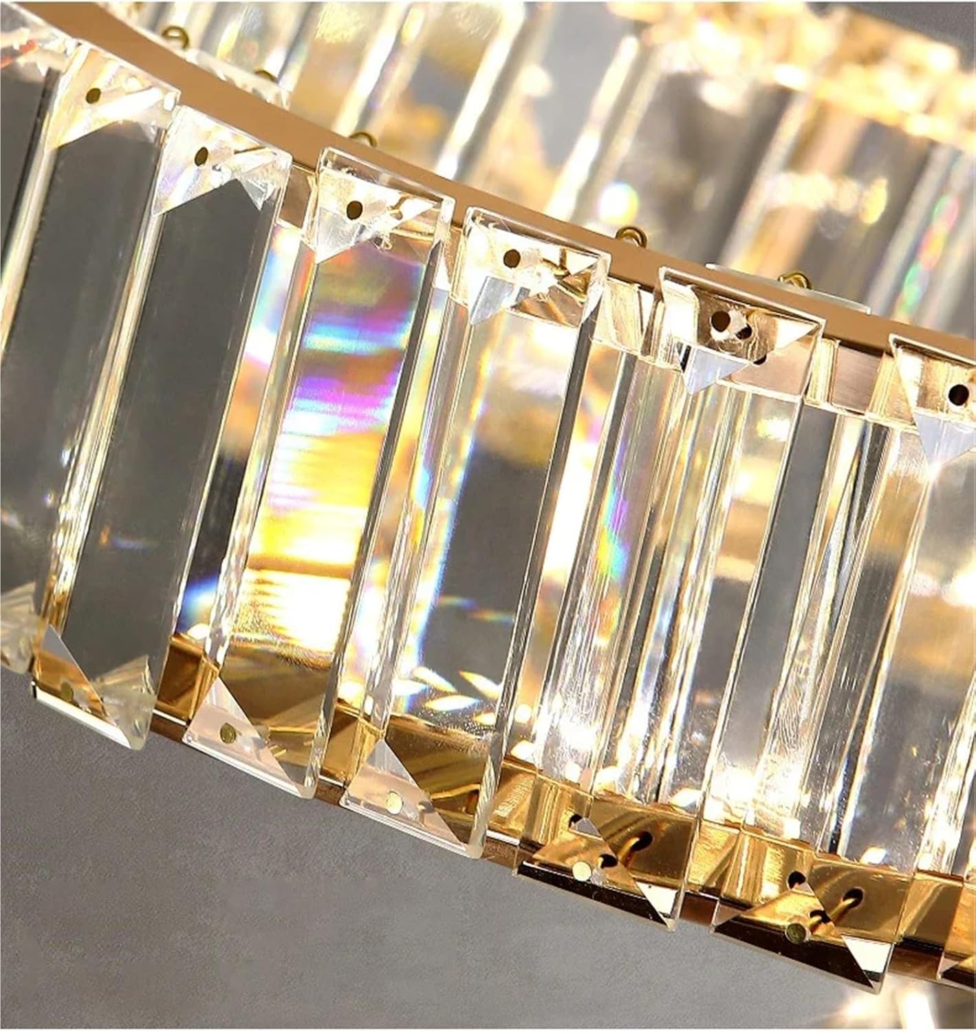 Modern Luxury Crystal Led Chandelier Irregular Gold Ceiling Living Room Bedroom Dining Room,for Decoration