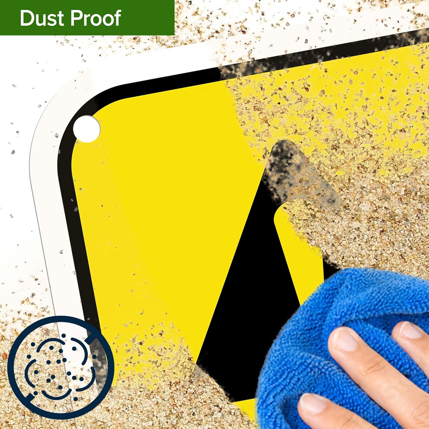 Caution Hearing Protection Required When Equipment Operating Sign, 18x24 Inches, 55 mil thick HDPS (high density polystyrene), Made in USA by My Sign Center