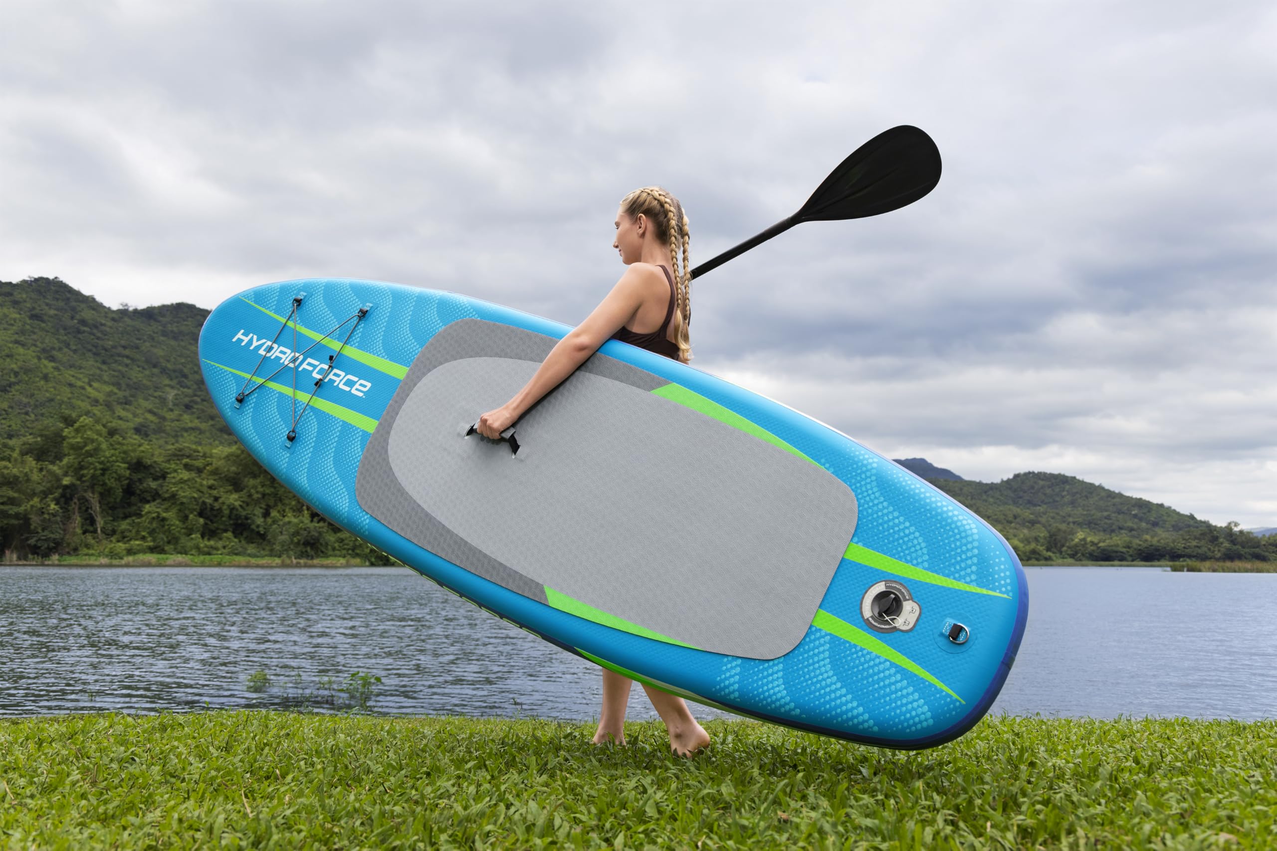 Bestway 6532A Set da SUP Hydro Force Aqua Journey 2,74 m, azzurro