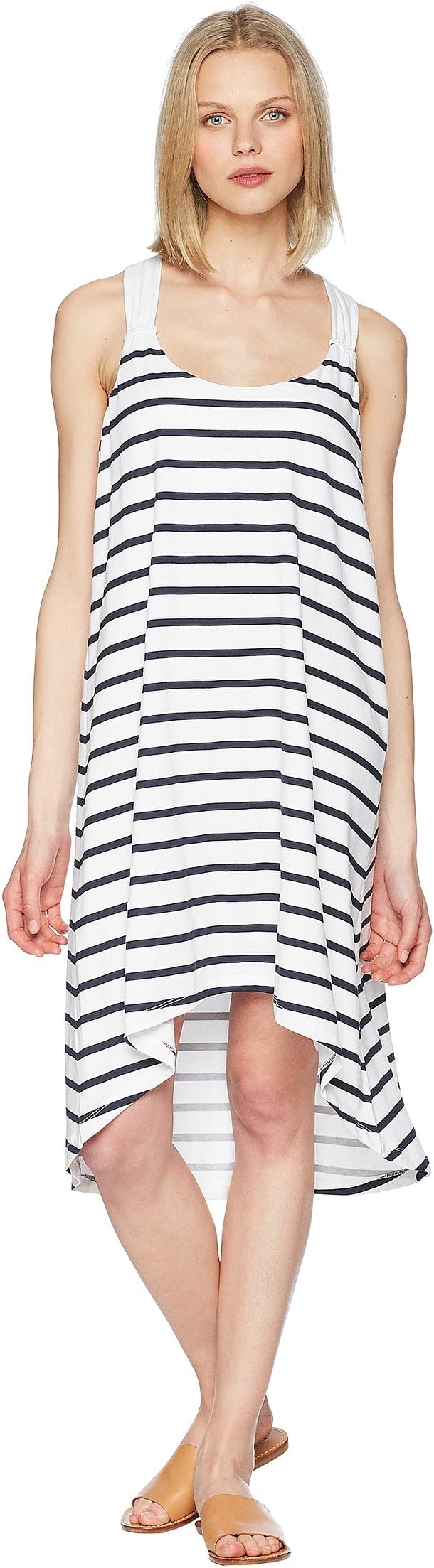 Core Twist Back Tapered Hem Dress