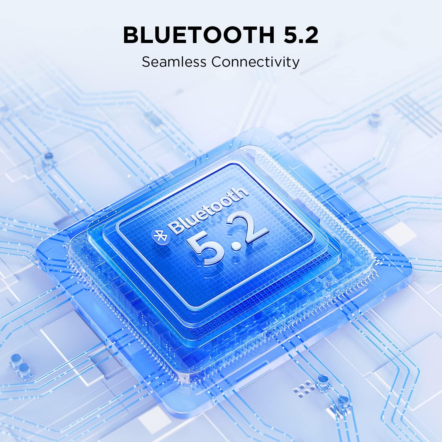 Person playing a mobile game while wearing 1MORE NEO earbuds, illustrating low latency gaming mode