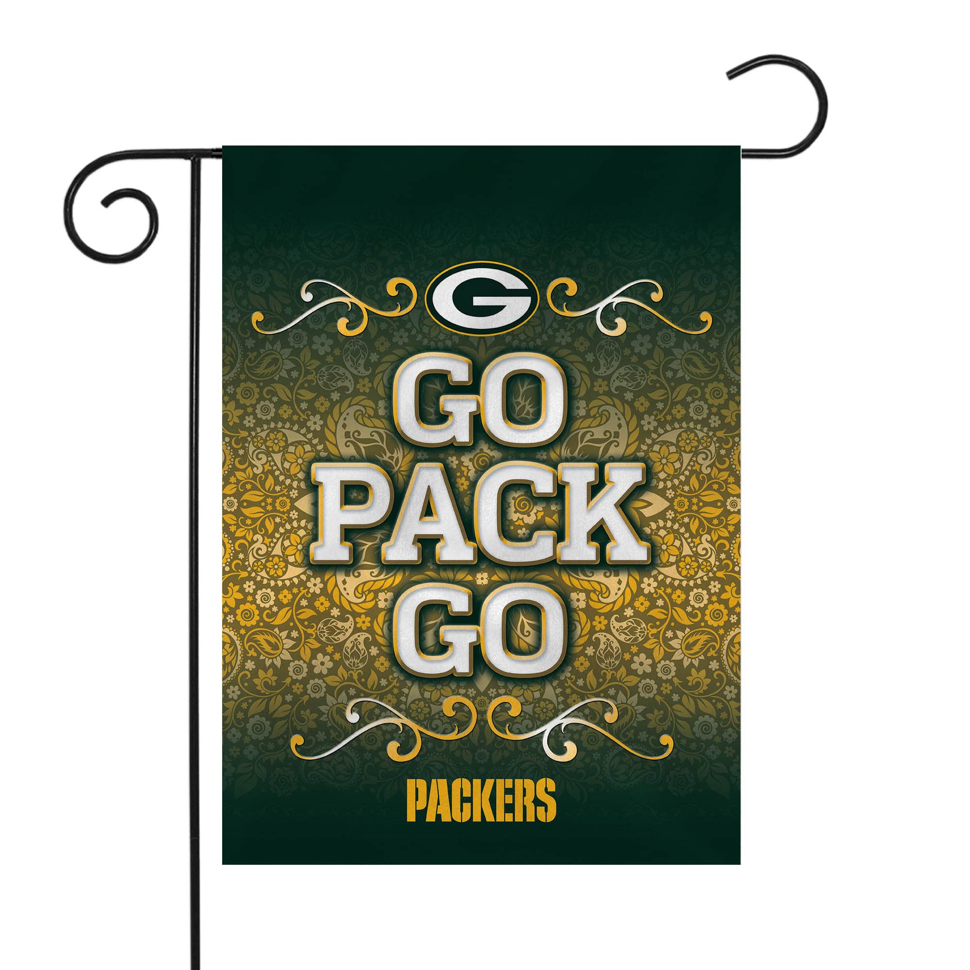 Rico Industries NFL Football Slogan 13" x 18" Double Sided Garden Flag - Outdoor - Great Gift Item