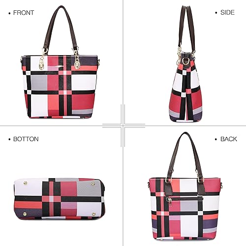 Miniatura 4 de 2E-youth Designer Purses and Handbags for Women Satchel Shoulder Bag Tote Top Handle Bag