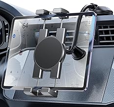 Coolpow Tablet holder on the car, tablet holder car, tablet holder car, for 4.7 - 12.9 inch gooseneck iPad holder car front for iPad Pro Air Mini, Galaxy
