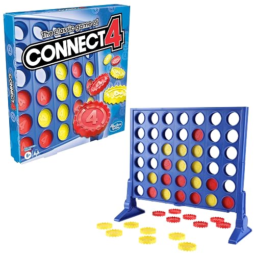 Connect 4 Strategy Board Game, Games for Kids Aged 6+, 4 in a Row