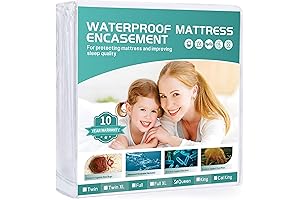 Premium Queen Mattress Protector with Zipper for Enhanced Protection and Comfort