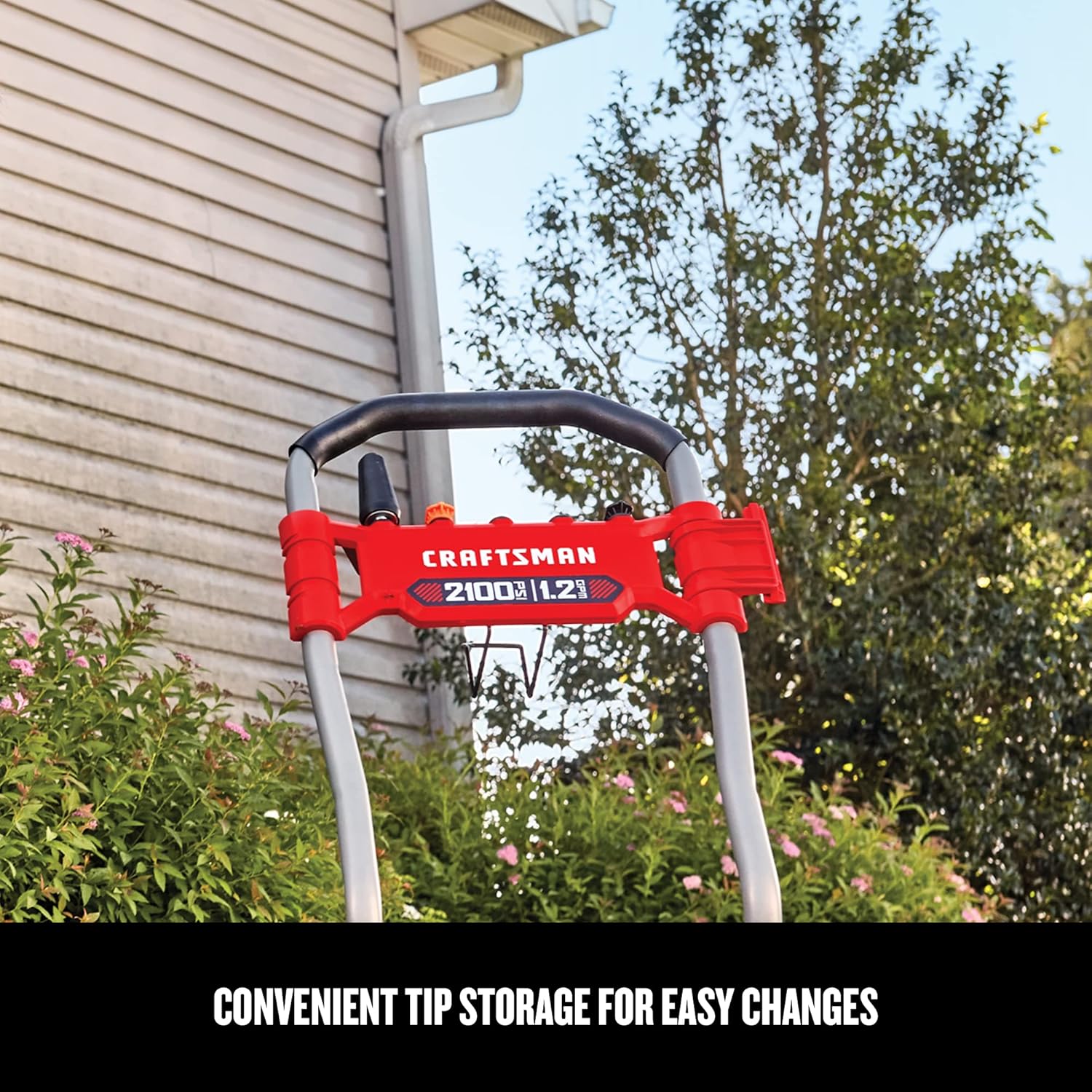CRAFTSMAN Electric Pressure Washer, Cold Water, 2100-PSI, 1.2 GPM, Corded (CMEPW2100) : Patio, Lawn & Garden