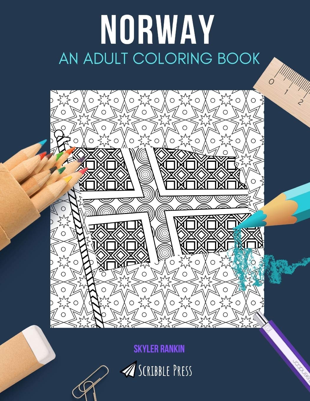 Norway: AN ADULT COLORING BOOK: A Norway Coloring Book For