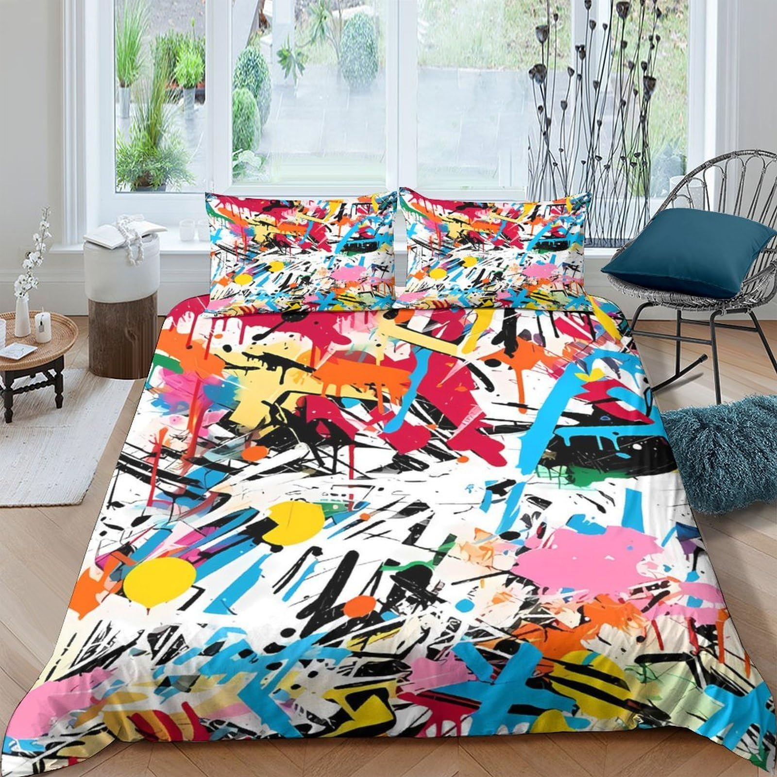 Housse de couette douce et légère 140x200cm pour un sommeil réparateur
