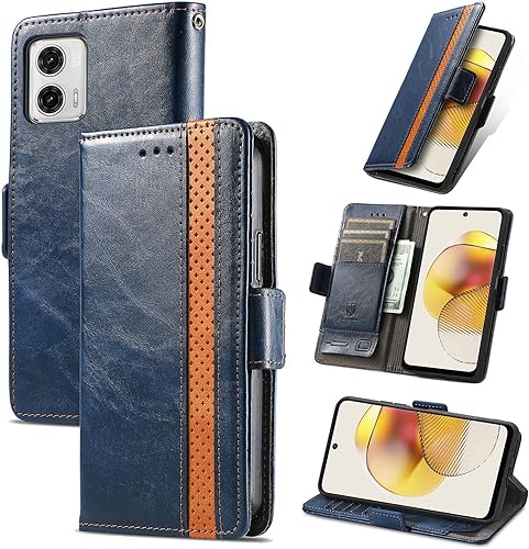 Miniatura 277 de Funda para Honor X7, Funda para Honor Play 30+ Plus Funda de piel sintética con ranuras para tarjetas Funda con soporte abatible Rojo