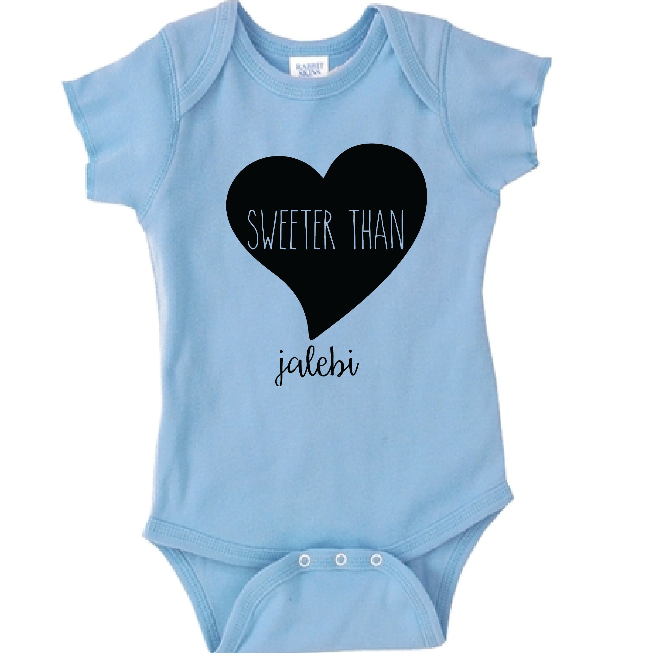 Sweeter Than Jalebi Muslim Themed Baby Infant Cotton Bodysuit