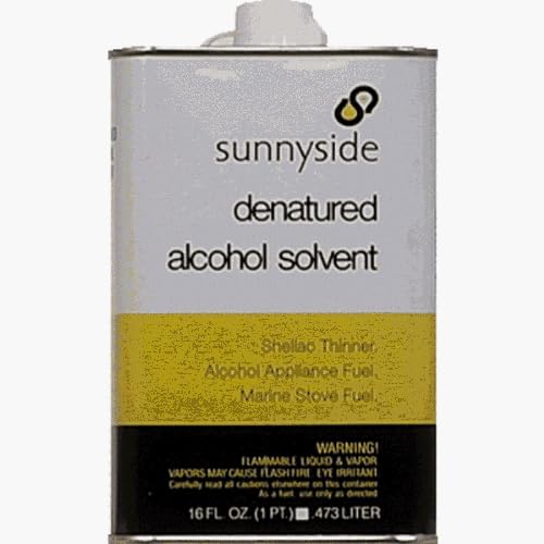 Sunnyside 93416 Denatured Alcohol Solvent, Pint (12-Pack)12