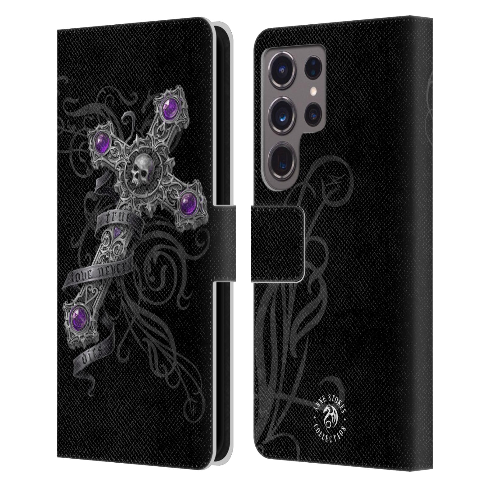 Funda tipo libro Samsung Galaxy S24 Ultra antiarañazos con soporte 7
