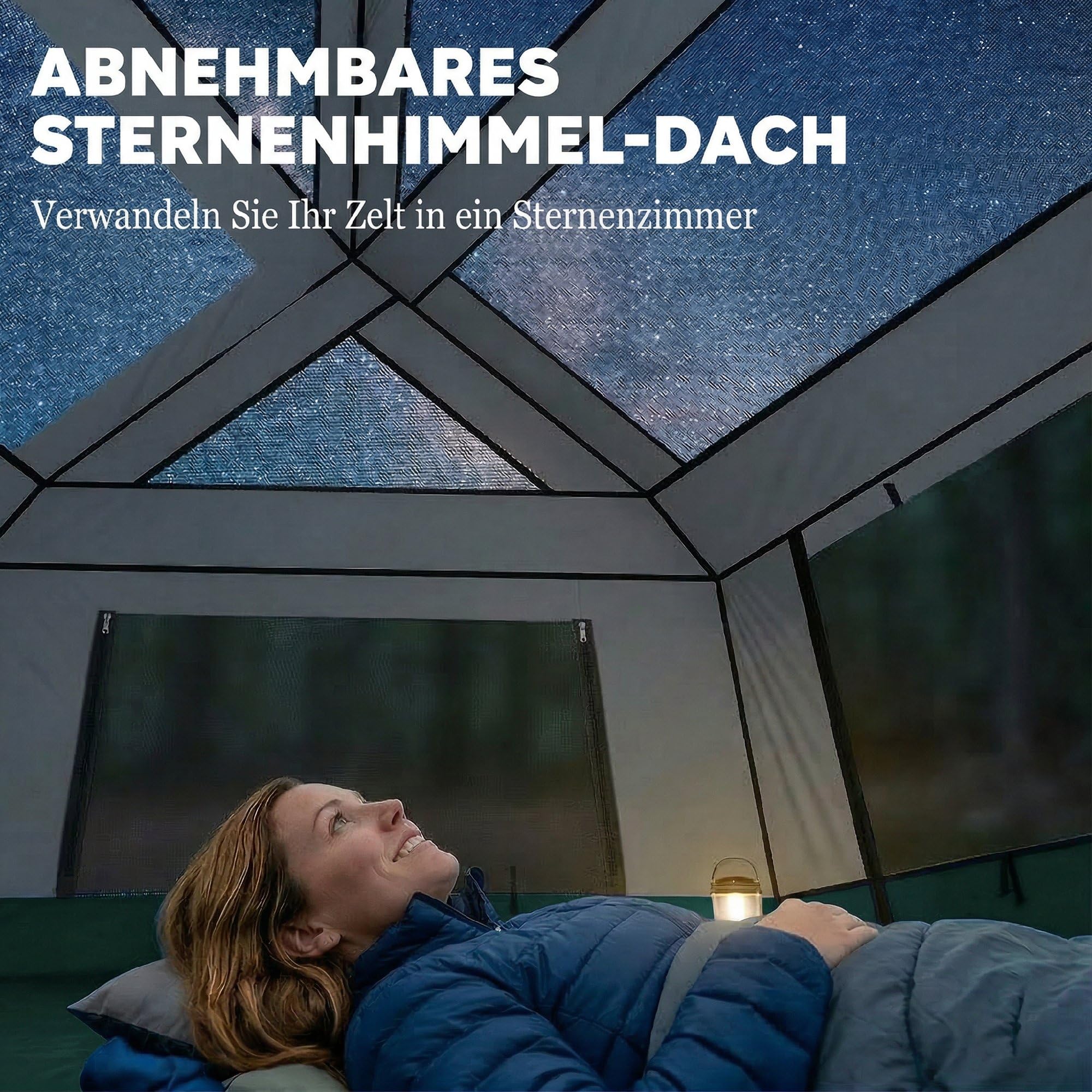 Outsunny Campingzelt für 4-6 Personen stabil wasserdicht Familienzelt mit abnehmbarem oberen Abdeckung Tragetasche Kuppelzelt mit 3000mm Wassersäule UV30+ Schutz Tunnelzelt Zelt Grün