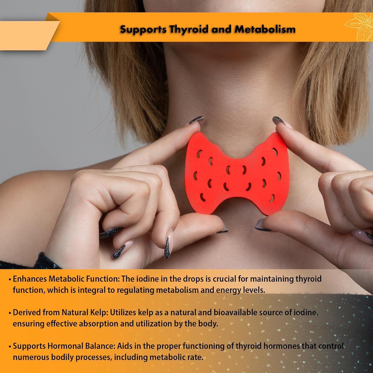 Buried Treasure Iodine Drops from Kelp - 2% Liquid Drops,120 Servings, 2 fl oz, Natural Thyroid & Immune Support, Vegan & Non GMO - Image 3