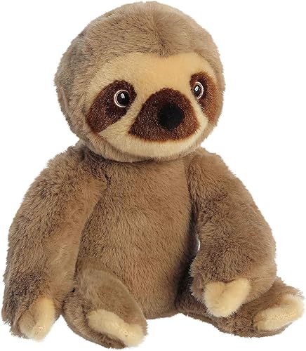 Miniatura 5 de Aurora Eco-Friendly Eco Nation - Animal de peluche ecológico, hecho con materiales reciclados, pereza color marrón, 9.5 pulgadas