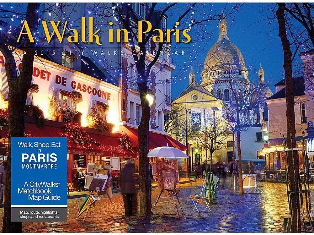 2015 A Walk in Paris Wall Calendar Shearson Publishing