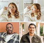 Retro Reading Lunettes pour Femmes Hommes Aviator Square Bleu Lumière Ordinateur Femmes Reader 1.50 2.00 AM6076