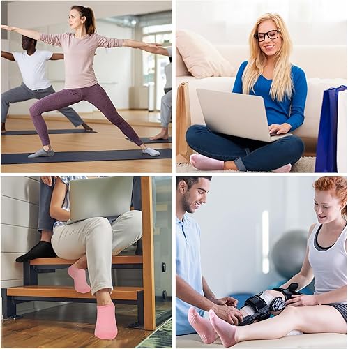 Miniatura 6 de Calcetines de pilates antideslizantes calcetines de agarre para mujer para yoga Barre Hospital House