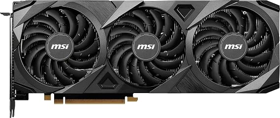 msi Gaming GeForce RTX 3070 LHR 8GB GDRR6 256-Bit HDMI/DP Nvlink Triple Torx Fan 3 Ampere Architecture OC Graphics Card (RTX 3070 Ventus 3X Plus 8G OC LHR)