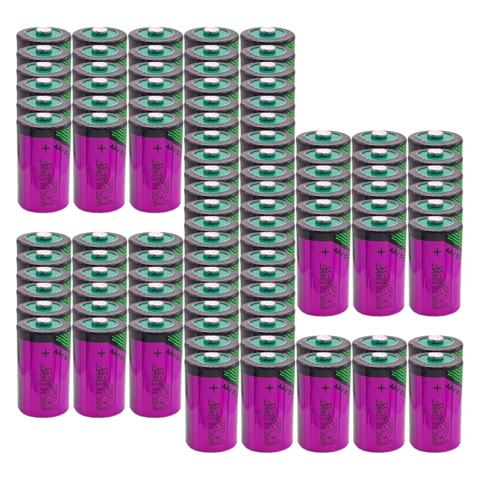 100 Pack 3 6v 1200mAh TL-5902 1 2AA Volt Lithium Battery Replacement for TL-5902 S TL-2150 S ER14250