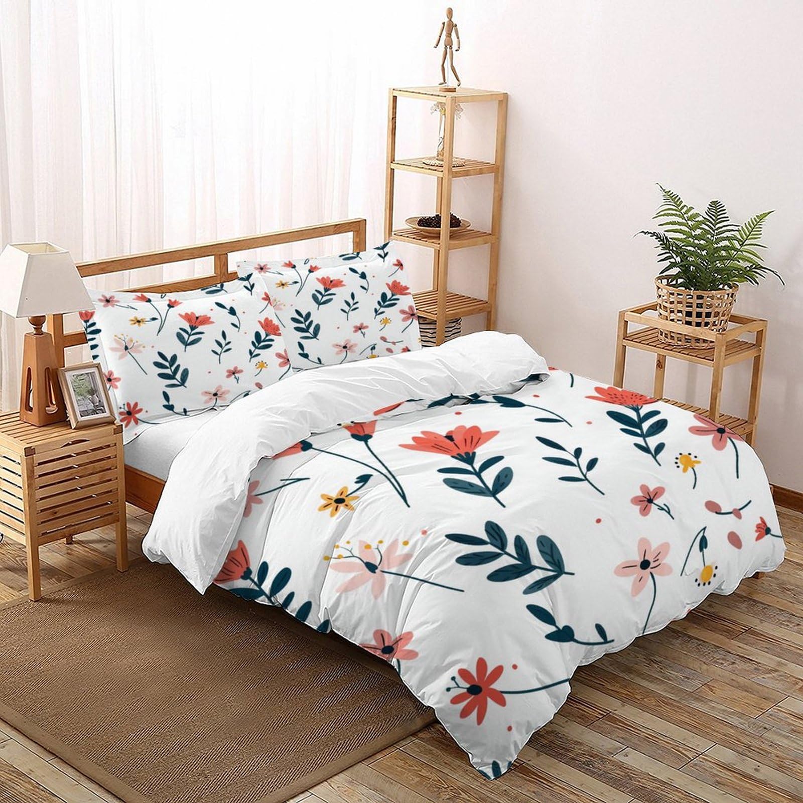 Housse de couette 200x200 Spring Flowers pour illuminer votre chambre double au printemps