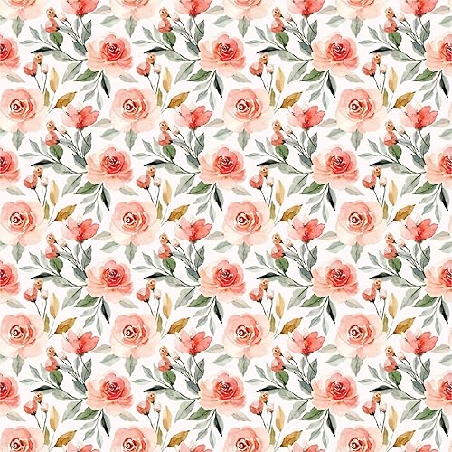 Miniatura 10 de HTV4U Puff Vinilo de transferencia de calor para el día de San Valentín (flor de fantasía, 12 pulgadas x 5 yardas)  Impreso 3D, película de papel de