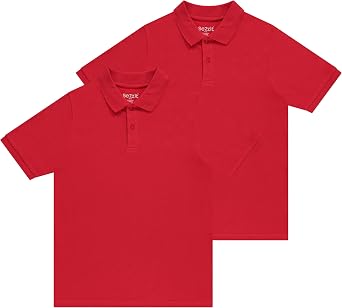 Boys Polo 2-Pack Premium Comfort and Timeless Style - Perfect for School, Playdates, Church, Birthdays.