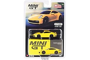 MINI GT True Scale Miniatures Model Car Compatible with Porsche 911 Carrera...