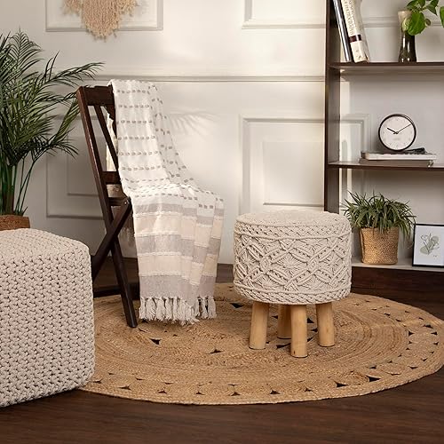 Vista 2 de REDEARTH · Manta clásica – Manta de regazo suave de peso medio para sofá, cama, sofá, sillas, sofá biplaza, automóvil, sala de estar, uso