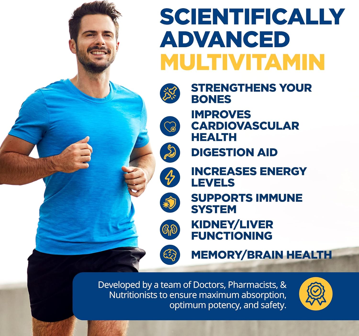 LifeSource Vitamins LifeSourceVitamins Whole Food Multivitamin & Minerals with 71 All Natural Ingredients, Probiotics, Digestive Enzymes, Chelated Minerals and Non-GMO, 360 Tablets