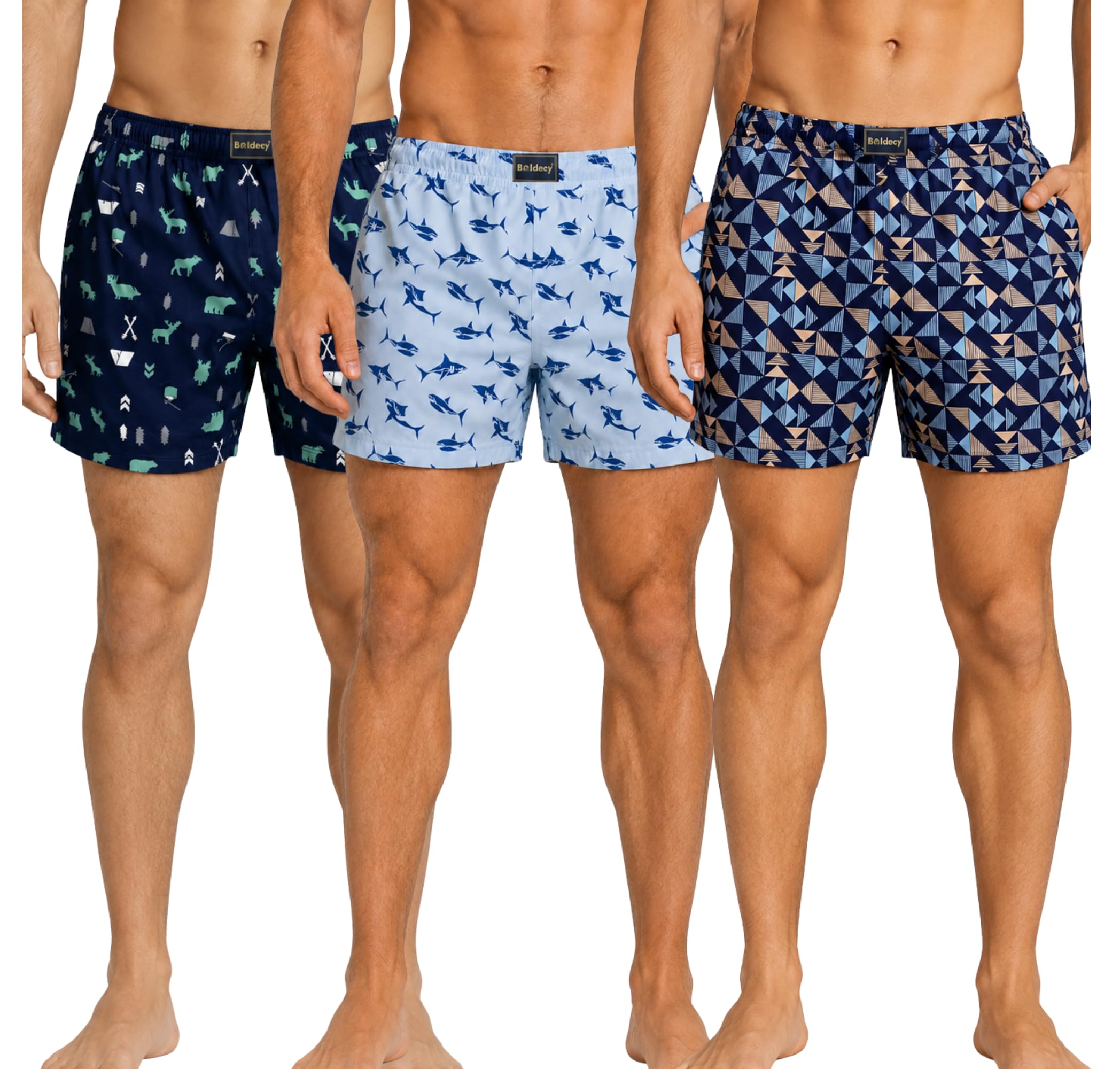 reorea Men's Cotton Printed Boxer Shorts | Regular Fit Ultralight Boxer Shorts for Men | Cotton Fabric, Microfibre Waistband-picture-25