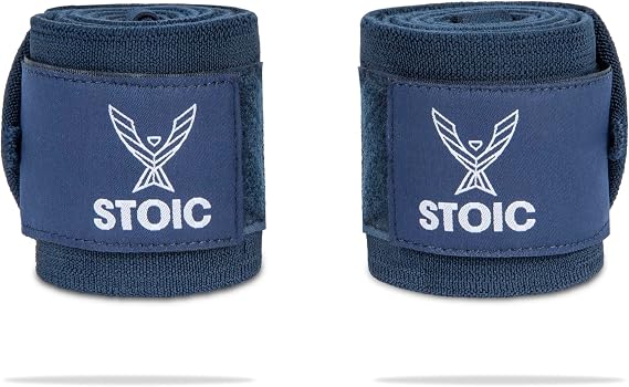 Stoic Wrist Wraps Weightlifting, Powerlifting, Cross Training, Bodybuilding with Thumb Loop. for Gym Workout, Men and Women Weight Lifting and Strength Training