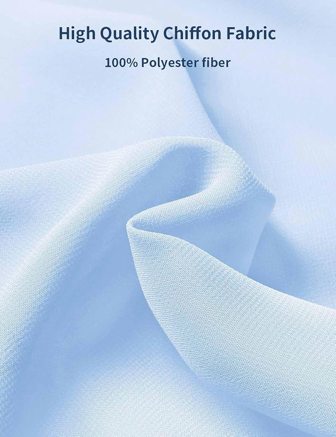 Daydance Teen Girls Women Ballet Skirts Asymmetrical Side Dip Sheer Chiffon Dance Skirts for Leotards - Image 4