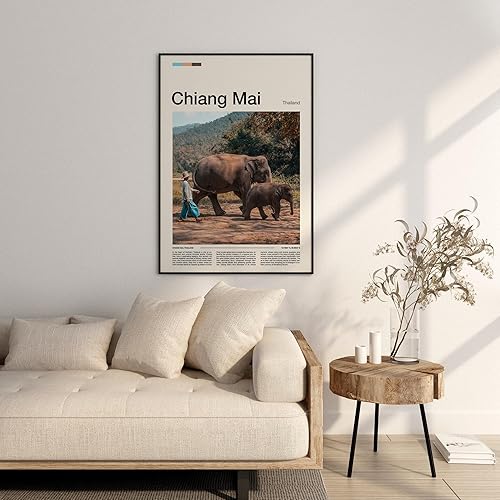 Miniatura 4 de Impresión de Chiang Mai, póster de Chiang Mai, arte de pared de Chiang Mai, impresión artística de Tailandia, foto de Chiang Mai #3