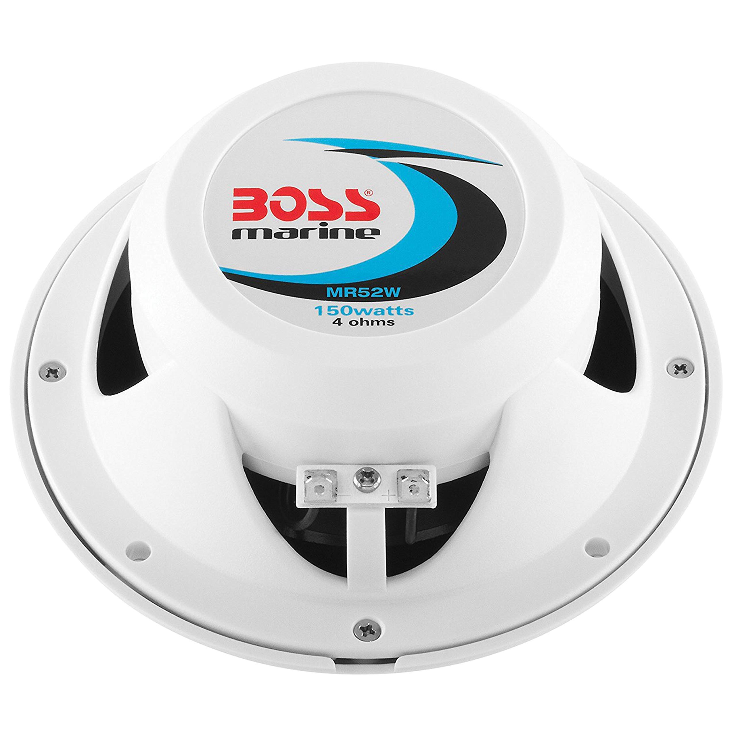 BOSS Audio Systems 5.25IN 150W MRNE SPKR WHT