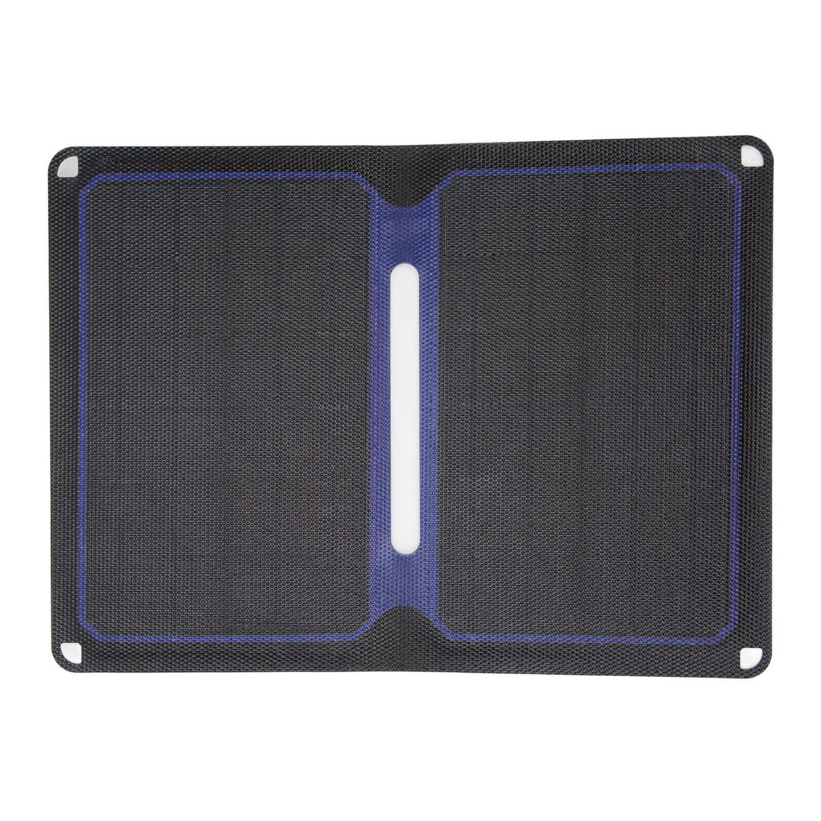 Cargador de panel solar de 14 W, portátil, impermeable, plegable, para camping y viajes, diseño monocristalino
