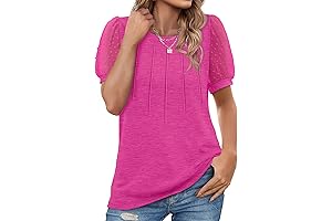 Chic Pink Plus Size Summer Top