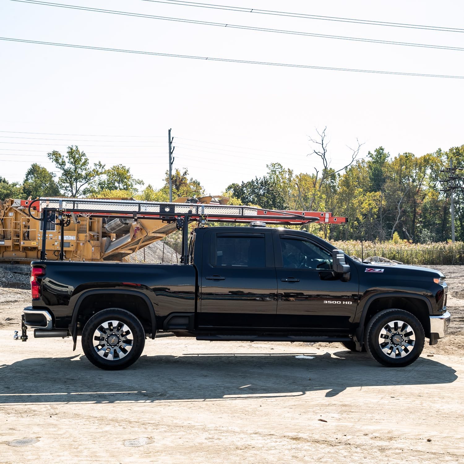 Buyers Products 1501153 Steel Truck Ladder Rack, 13 ft.,1000lb Limit, Fits Full Size Domestic Pickup Trucks With Crew Cabs, Claim Or Bolt Mount, Contractor Rack for Pickup Trucks, Cargo Rack for Truck