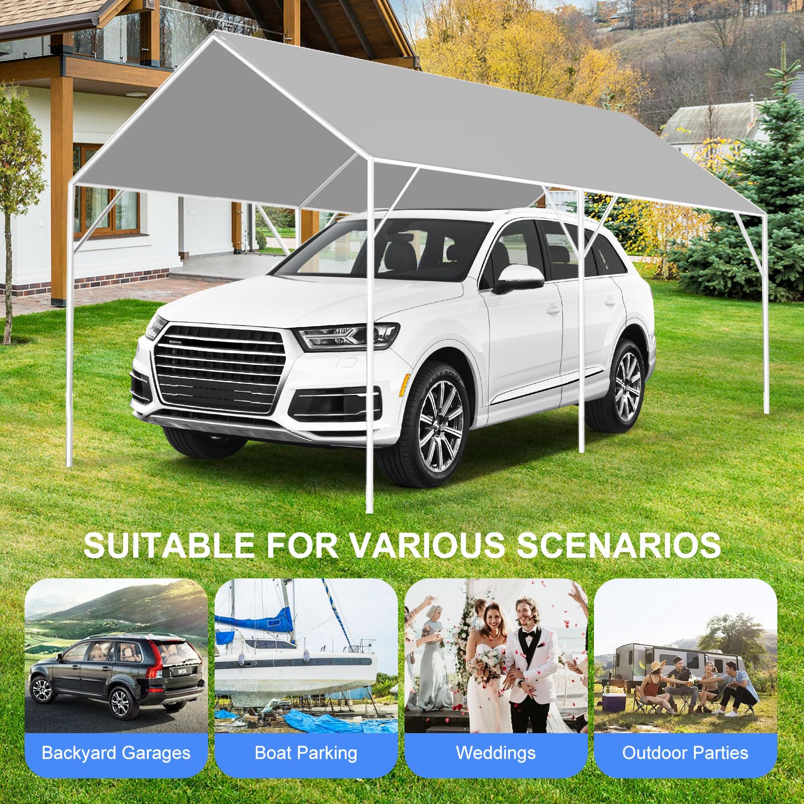 Copertura di Ricambio per Pergola 3 x 3 m - BIA Home & Garden