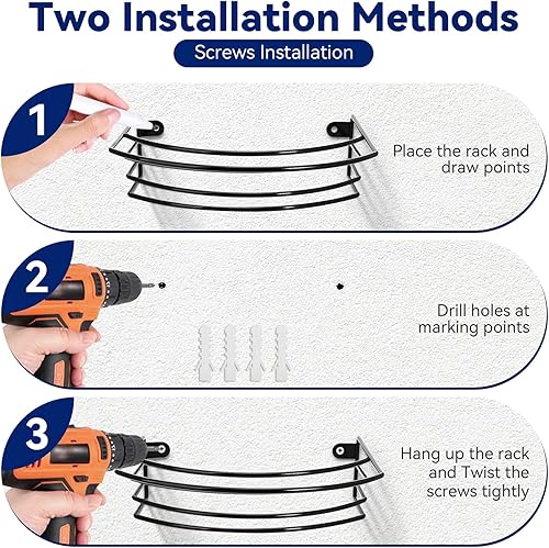 Miniatura 6 de ZOUTOG Organizador de sombreros para gorras de béisbol, paquete de 2 percheros con 20 clips para sombreros para pared y puerta, soporte de metal