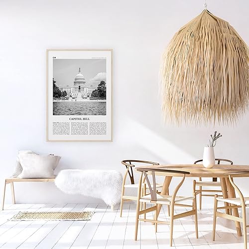 Miniatura 5 de Capitol Hill Print en blanco y negro, arte de pared de Capitol Hill, póster de Capitol Hill, foto del Capitolio, mapa de Capitol Hill, Washington