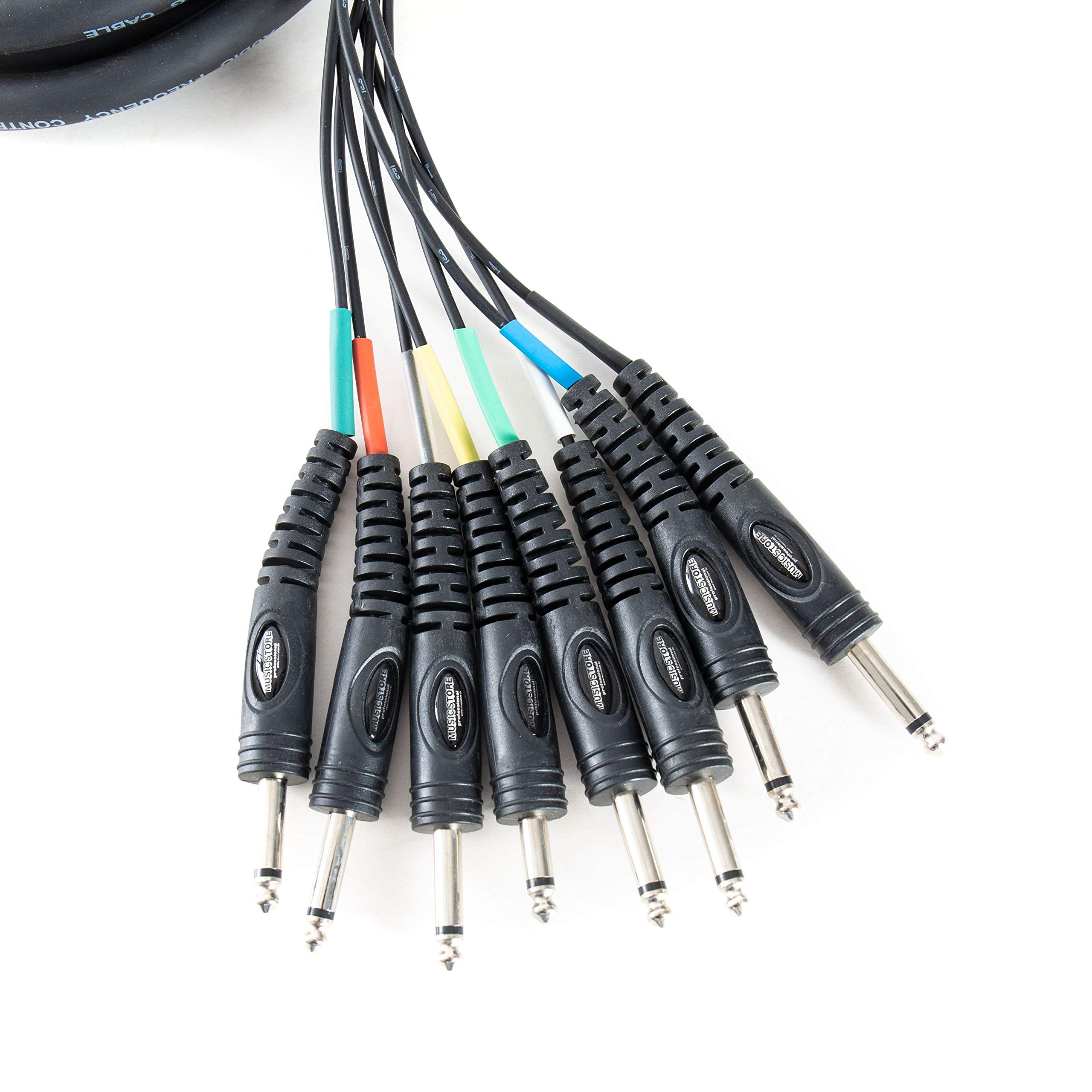 MUSIC STORE MC-08 8 voies Multipaire 3 m Jack/Cinch - Câble multiconducteur