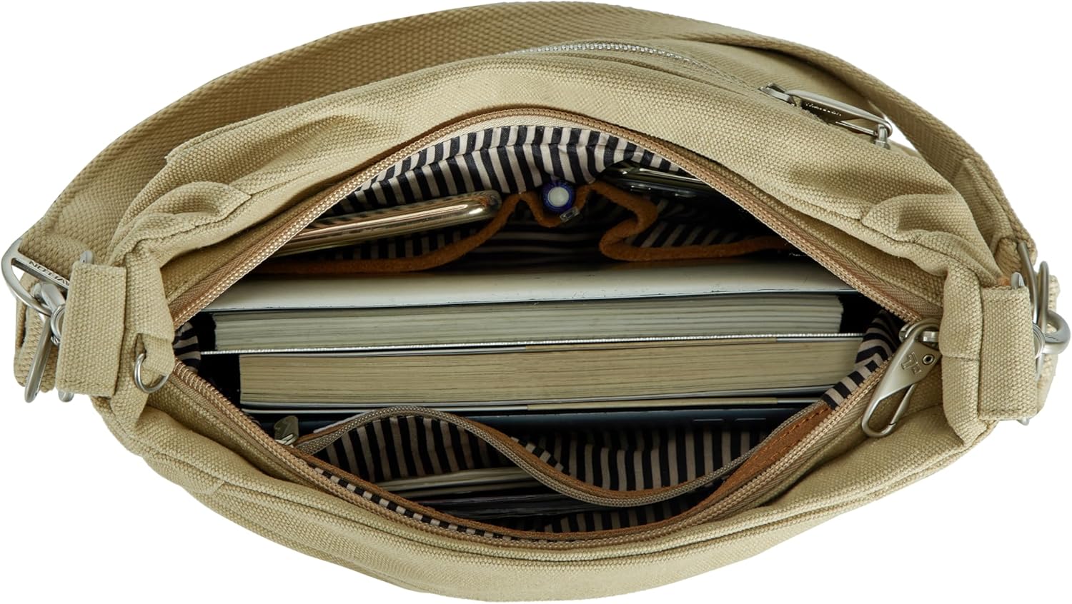 Travelon Anti-Theft Heritage Hobo Bag - Image 8